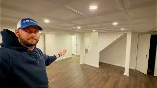 Basement Remodel DONE + Total Hours To Complete
