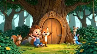 Un peque&ntilde;o zorro encontr&oacute; una puerta en e | Rimas Infantiles y Canciones para Ni&ntilde;os