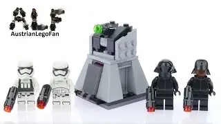 Lego Star Wars 75132 First Order Battle Pack - Lego Speed Build Review