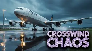 Crosswind Landings: Heart-Stopping Plane Landings - 001