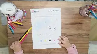 Color the Bee for Kids | Fun Insect Coloring Activity | EZ Sisters