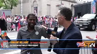 Todd interviews NYC Public Advocate Jumaane Williams @ the 2025 Nat'l Puerto Rican Day Parade in NYC