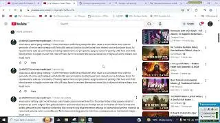 returned error message when writing comments