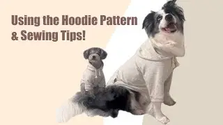 Making a Dog Hoodie l Full Process from Printing to Finished Sew!
