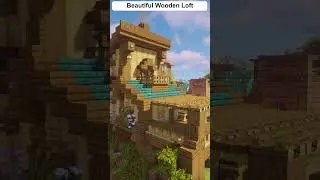 Unbelievable Wooden Loft Build in Minecraft! (You Won't Believe This Design!) #shorts