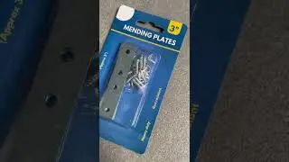 4x 3 inch Flat Mending Braces Fixing Angle Straight Shape Mending Plate Repair Brace Brackets