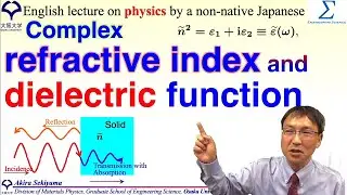 Complex refractive index and dielectric function