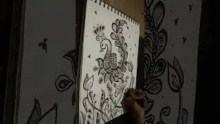 Peacock mandala easy#new#mandla#viral#popular#trending#shorts#shortsfeed#peacockmandla#like#simple#👍