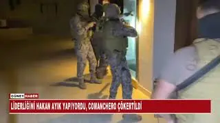 LİDERLİĞİNİ HAKAN AYIK YAPIYORDU, COMANCHERO &Ccedil;&Ouml;KERTİLDİ