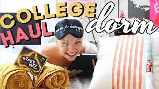 College DORM ROOM Haul + School Supplies Haul 2019!