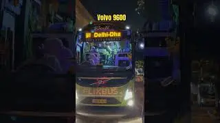 Volvo Bus 9600 - Flix Bus Delhi to Dharamshala #volvo #bus  #volvo9600s  #Flixbus #trending #travel