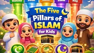 The Five Pillars of Islam for Kids 🌙 | Fun 3D Animation