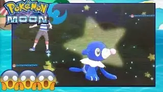 INSANE LUCK! Female Shiny Popplio in Pokemon Moon After Only 1485 SRs!