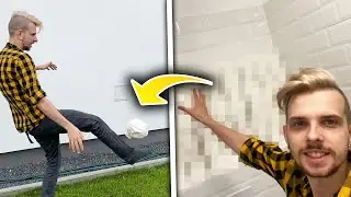 ZROBIŁEM PIŁKĘ NOŻNĄ Z CZEGOŚ DZIWNEGO 🤣