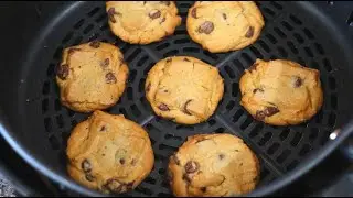 How to Make Cookies in the Air Fryer | Toll House Air-Fried Chocolate Cookies Recipe | They good!