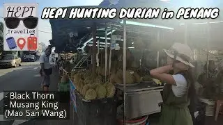HEPI Hunting Durian Black Thorn Musang King Mao San Wang in Penang Malaysia
