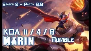 MaRin RUMBLE vs JAX Top - Patch 9.9 KR Ranked