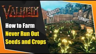 Getting Massive Turnips and Carrots |  Valheim Farming