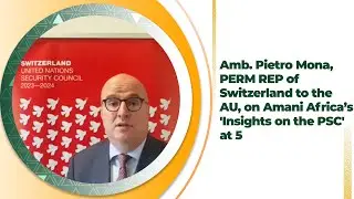 Amb. Pietro Mona, PERM REP of Switzerland to the AU, on Amani Africa&rsquo;s 'Insights on the PSC' at 5