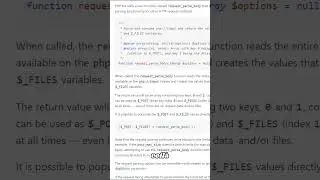 PHP 8.4 : Nouvelle fonction request_parse_body #code #php
