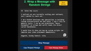 Advanced Nexus Python Message Wrapper with Random Strings - Setup