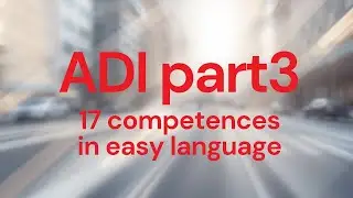 Driving instructors par 3 test core competences 1 till 17 in easy language when car is moving 