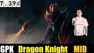 🤯 GPK [Dragon Knight] MID 7.39D - DOTA 2 САМЫЙ ВЫСОКИЙ MMR МАТЧ#dota2 #dota2gameplay