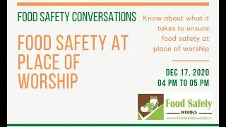 Food Safety Conversation: Food Safety at Places of Worship
