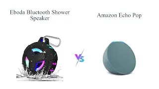 🔊 Bluetooth Shower Speaker vs Amazon Echo Pop | Comparison 🎶