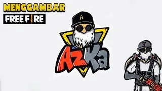 Cara Menggambar Jenggot BNL Dan Topi Season 2 Freefire Nama Azka.!!