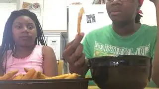 Cheese fondue 🧀& French fries