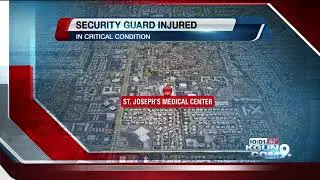 Security guard in critical condition after being hit by car at St. Joseph's Hospital
