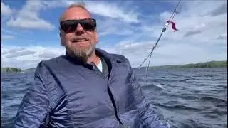 Sailing Päijänne: Charlotta haistelee elokuun ilmoja, plägää ja tuulta, Luhanka-Vuorissalo-Ilola.