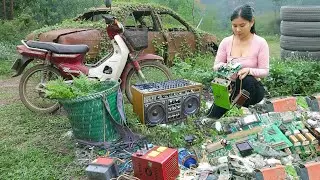 Brilliant Mechanical Girl Restores Discarded Electronic Devices and Rebuilds 220V Power Converters