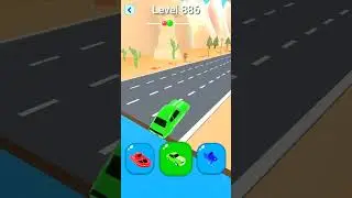 Shape-Shifting 2 GAMEPLAY Level No #886 Walkthrough - New Update Car Racing #Shorts #ShapeShifting