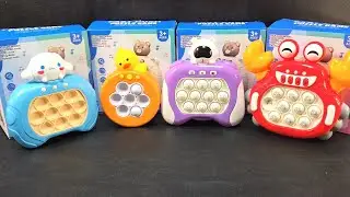 6 Minutes Satisfying ASMR with Playing Push Game Pop It Eletrônico Fidget Toy No Talking
