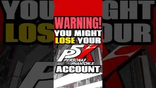 !WARNING! You might lose your Persona 5X account if you play on iPhone.