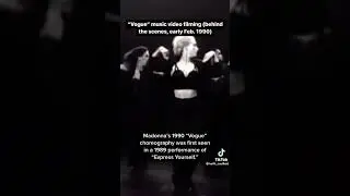 Madonna&rsquo;s 1990 &lsquo;Vogue&rsquo; choreography was first seen in a 1989 performing of &lsquo;Express Yourself&rsquo;