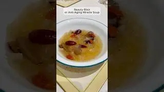 Anti-aging Beauty Elixir/Soup Made with Chinese Snow Fungus, Red Jujube Dates & Goji Berries✨