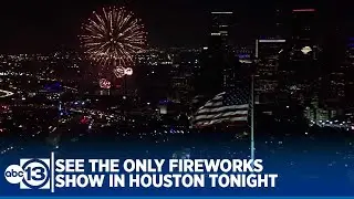 See the only fireworks show in Houston this 4th of July