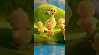 Five Little🐥🐥 Ducks went out one day&hellip; 💛 Sing ❤️❤️#short #cartoonduck🐥🐥# utube..