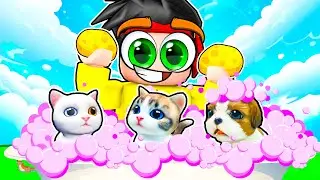 ADOPTERAR *GALNA* DJUR i ROBLOX PET PARTY🥳