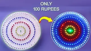 how to make led chaser with circuit diagram usin cd4017 and ne555