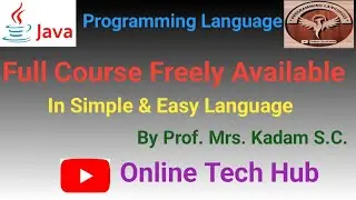 #6 Operator in Java part-2 ll Ternary operator ll Conditional ll Relational @Online Tech Hub