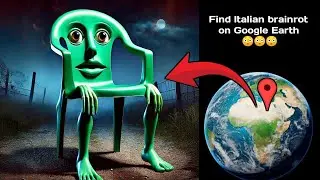 Find Italian brainrot Meme on google earth? #italianbrainrot 