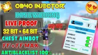 OB40 UPDATE FREE FIRE MAX+ FREE FIRE AUTO HEADSHOT INJECTOR HACK CHEST HEADSHOT OBB HACK FF INJECTOR