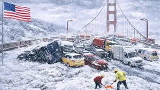 Arizona in CHAOS! Rare Blizzard Paralyzes Cities as Highways Vanish Under Snow