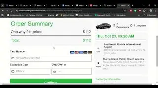 Car Booking Website Design | Fort Lauderdale Web Design | Marco Island Express Website