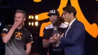 CS:GO - Taz tells crowd to respect Fnatic