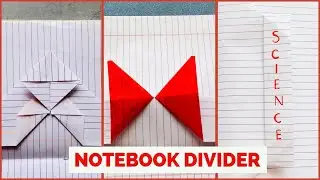 3 Best Notebook Dividers | Notebook Partition | How to make Partition in Notebook | Term 2 Partition